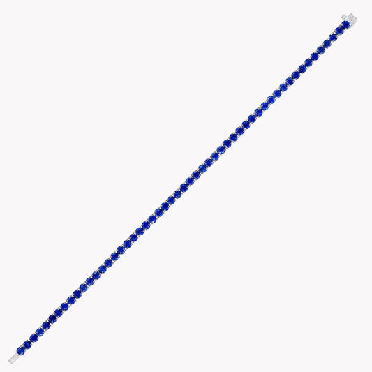 Blue Sapphire Tennis Bracelet