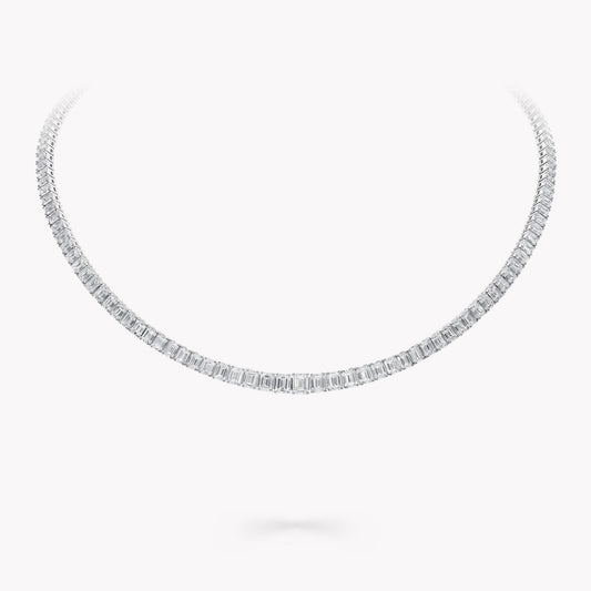 Classic Diamond Tennis Necklace