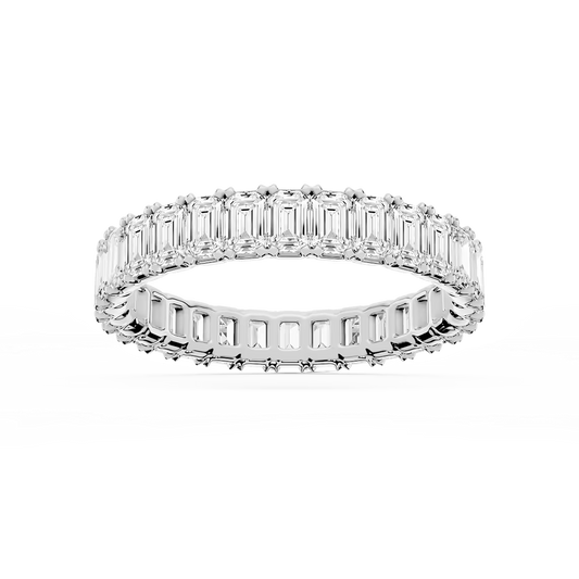 Morgan Emerald Cut Eternity Ring