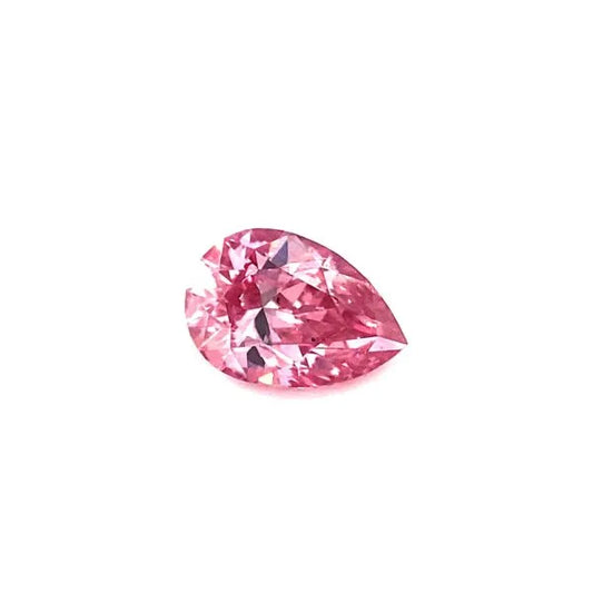 Loose Pear Pink Sapphire