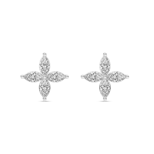Marquise Lab Diamond Studs