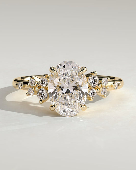 Opulent Multi-Stone Sidestone Ring