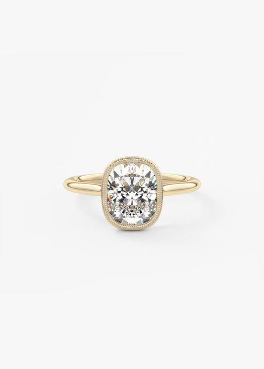 Classic Oval Bezel Solitaire