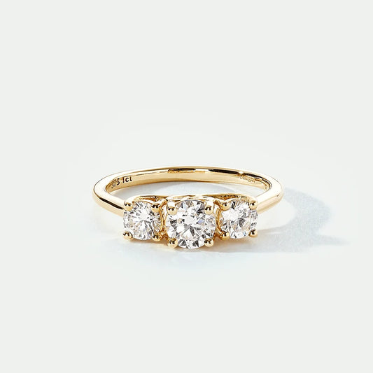 Audrey Classic Three-Stone Ring