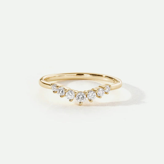 Grace V-Shape Gold Band (Studio)
