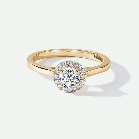 Ida Halo Sidestone Ring