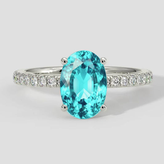 Natural Paraíba Tourmaline Ring