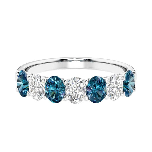 Alexandrite Three-Stone Ring