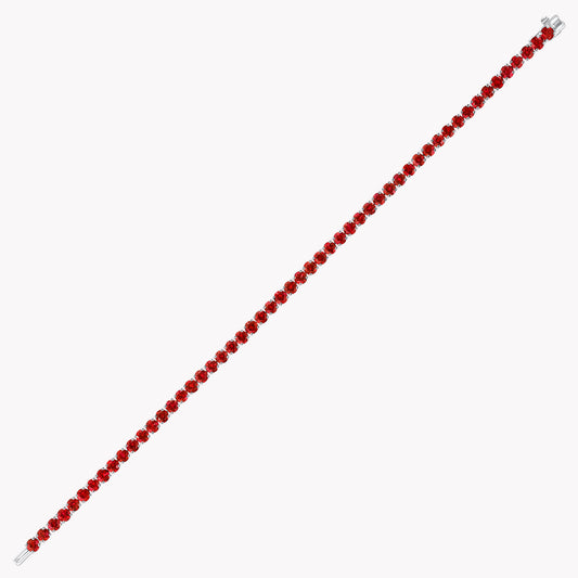 Ruby Tennis Bracelet