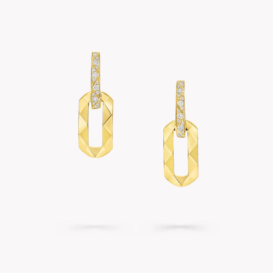 Modern Geometric Gold Drop