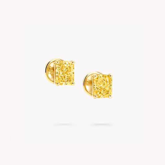 Classic Yellow Sapphire Studs