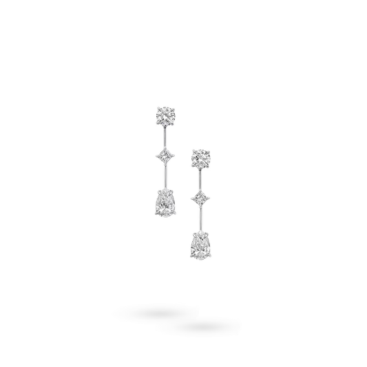 Classic Diamond Drop Earrings