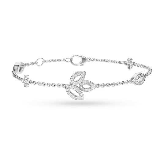 Lily Cluster Chain Bracelet