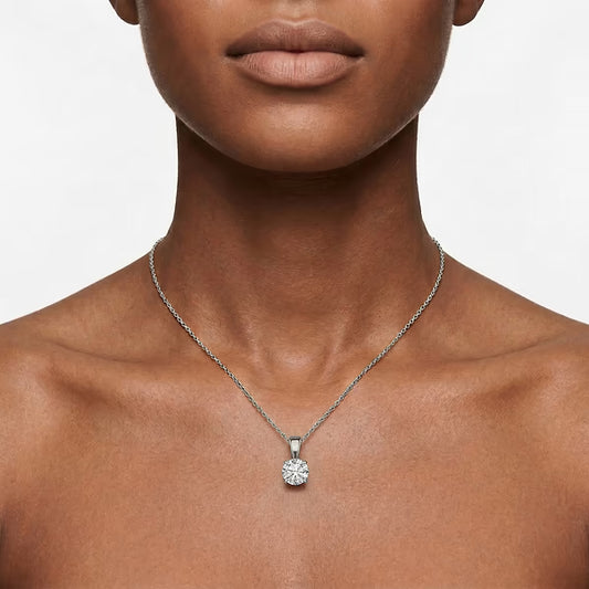 Minimalist Diamond Drop Necklace