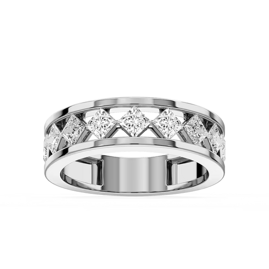 Square-Cut Men Ring